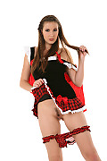 Conny Little Red Riding Hood istripper model