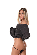 Rebecca North Sexy Woolly Pully istripper model