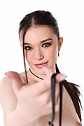 Wikki Gothic College Girl istripper model