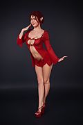 Atlanta Moreno Elven Fire istripper model