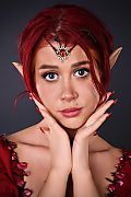 Atlanta Moreno Elven Fire istripper model